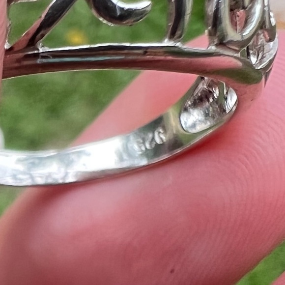 Sterling Silver Open Scroll & Swirl Ring - Picture 14 of 17